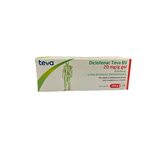 DICLOFENAC TE GEL 100G 20MG/G